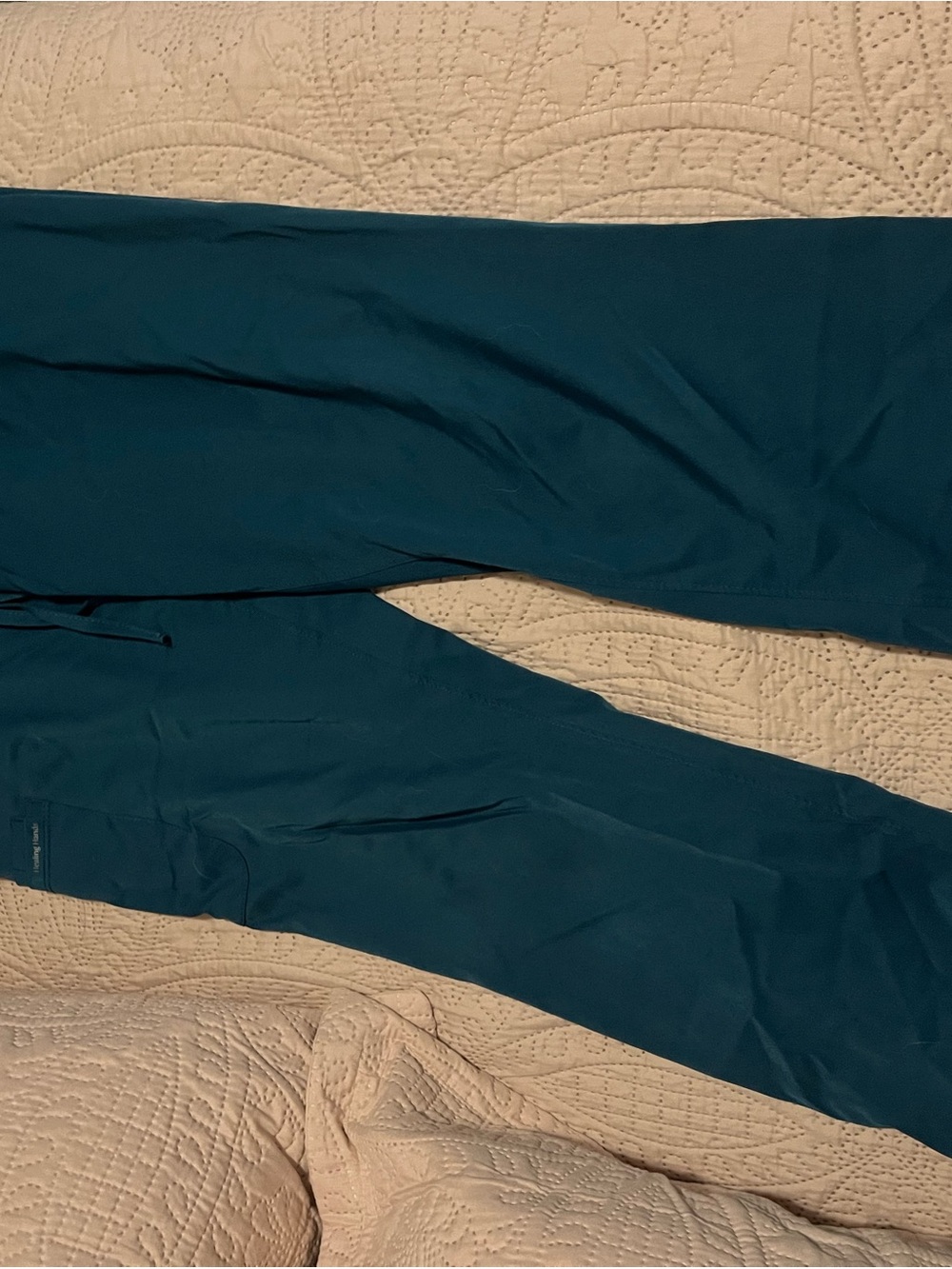 healing hands Teal scrub  Pants